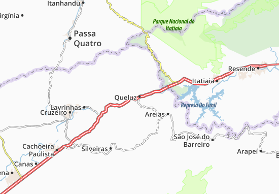 Karte Stadtplan Queluz