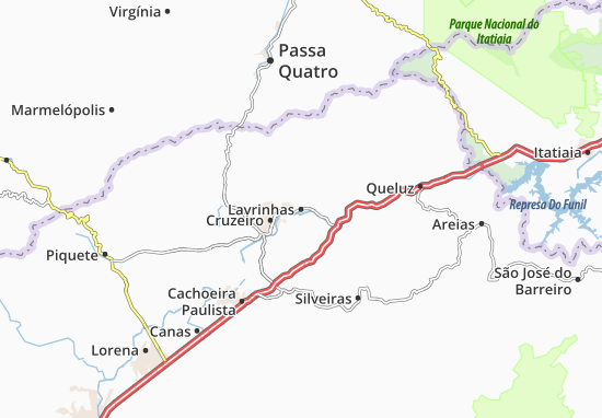 Lavrinhas Map