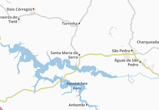 Santa Maria da Serra Map