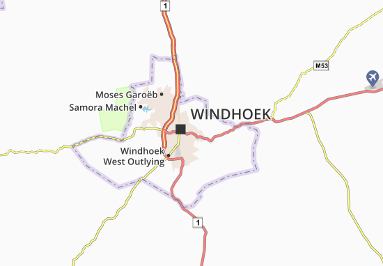 Klein Windhoek Map