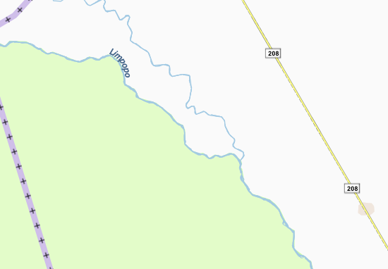Kaart Plattegrond Regulo Chicualacuala