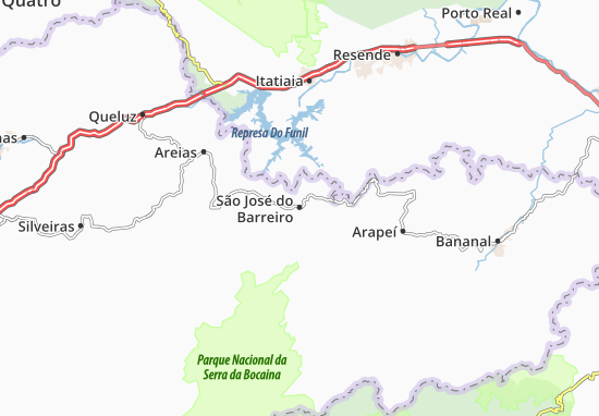 São José do Barreiro Map