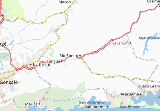 Kaart Plattegrond Rio Bonito