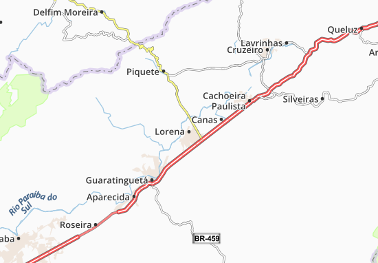Karte Stadtplan Lorena