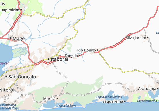 Tanguá Map