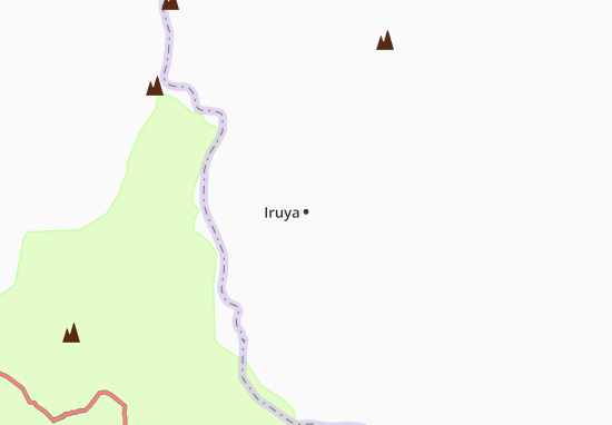 Kaart Plattegrond Iruya