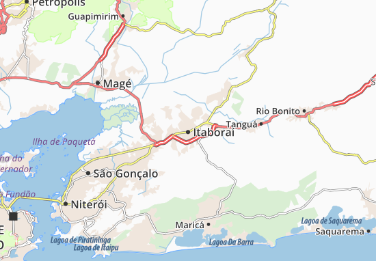 Karte Stadtplan Itaboraí