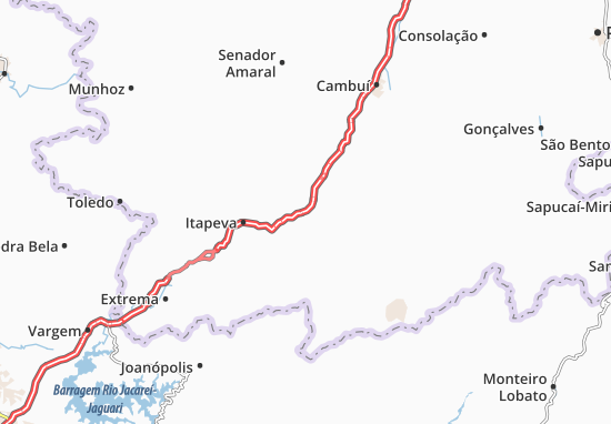 Mapa Camanducaia