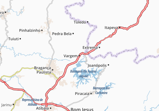 Karte Stadtplan Vargem