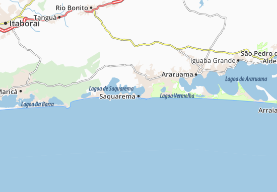 Karte Stadtplan Saquarema