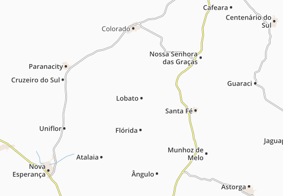 Kaart Plattegrond Lobato