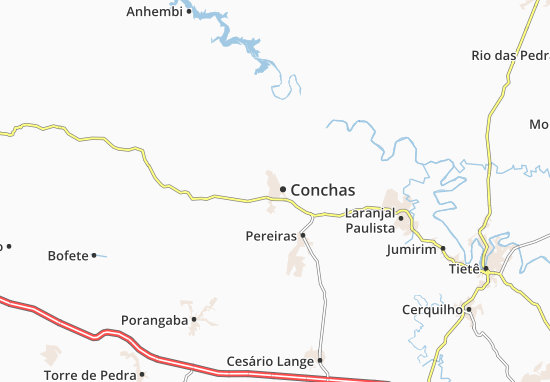 Kaart Plattegrond Conchas
