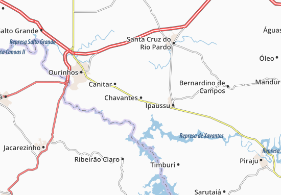 Chavantes Map