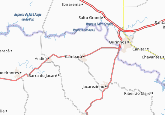 Cambará Map