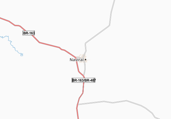 Naviraí Map