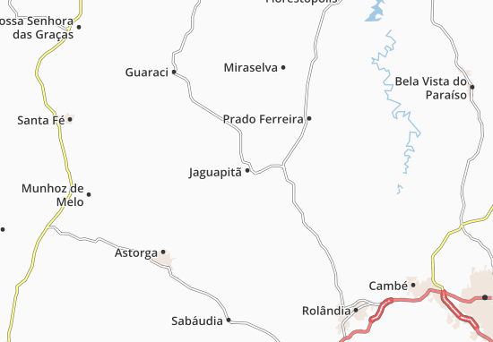 Jaguapitã Map