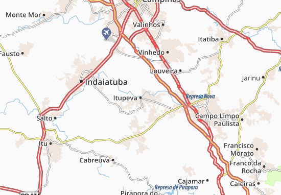 Itupeva Map