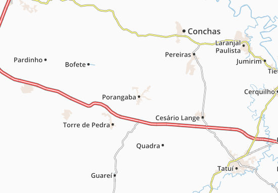 Karte Stadtplan Porangaba