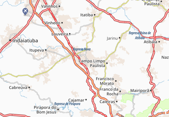 Jundiaí Map