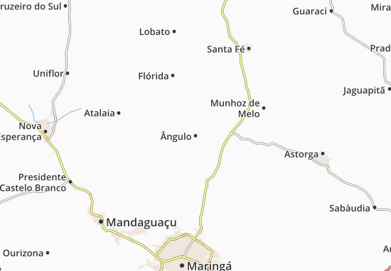 Kaart Plattegrond Ângulo