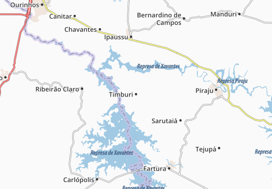 Mapa Timburi