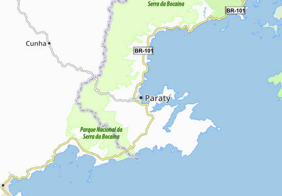Karte Stadtplan Paraty