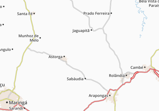 Karte Stadtplan Pitangueiras
