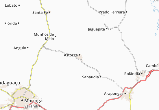 Kaart Plattegrond Astorga
