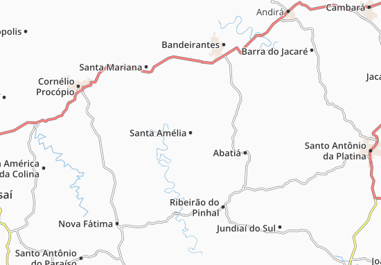 Mapa Santa Amélia