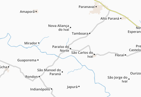 Mappe-Piantine Paraíso do Norte