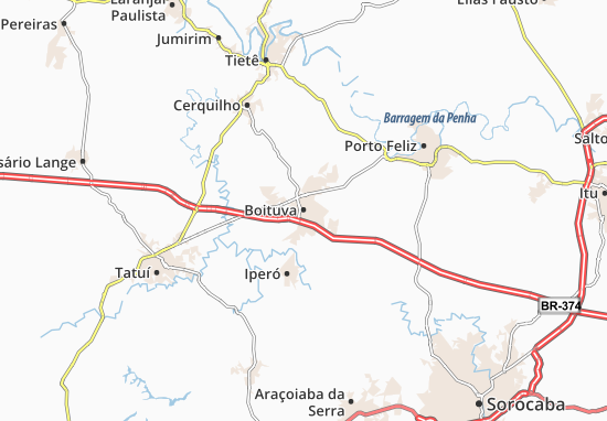 Boituva Map