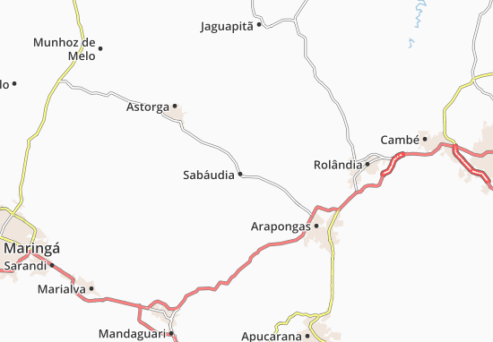 Mapa Sabáudia