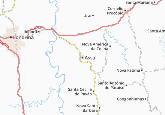 Karte Stadtplan Assaí