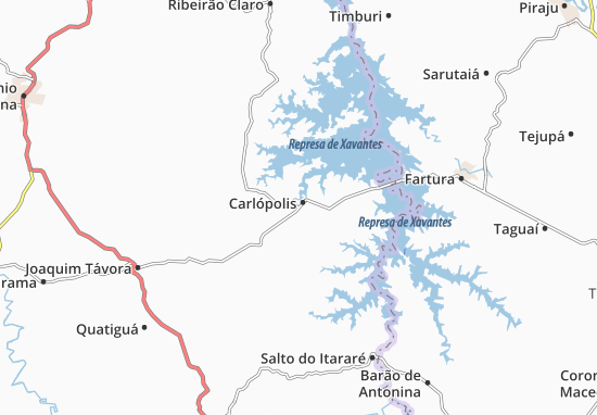 Carlópolis Map