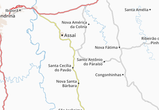 Karte Stadtplan São Sebastião da Amoreira