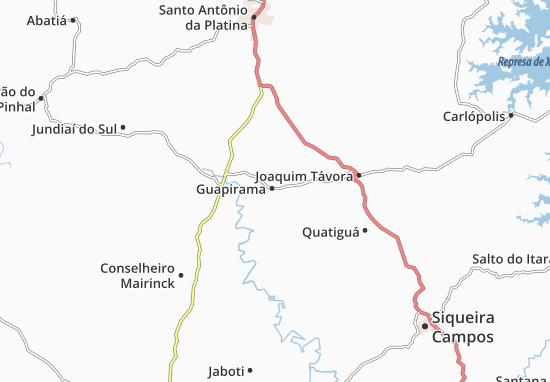 Karte Stadtplan Guapirama