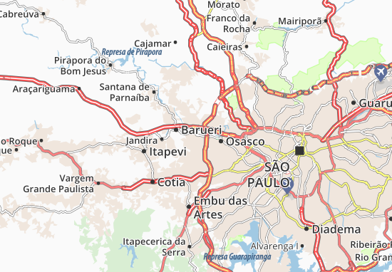 Carapicuíba Map