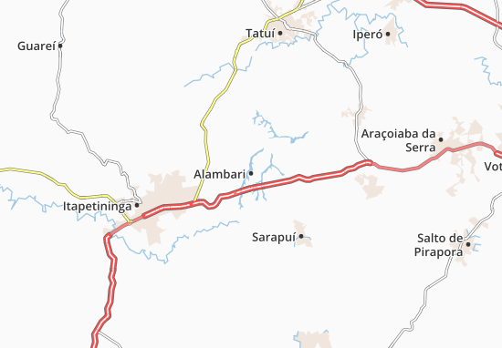 Mapa Alambari
