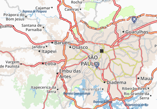 Mapa Rio pequeno