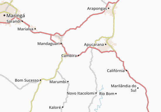 Mapa Cambira