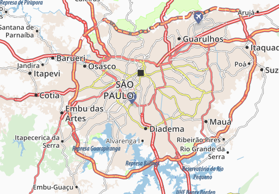 Mapa Mirandópolis