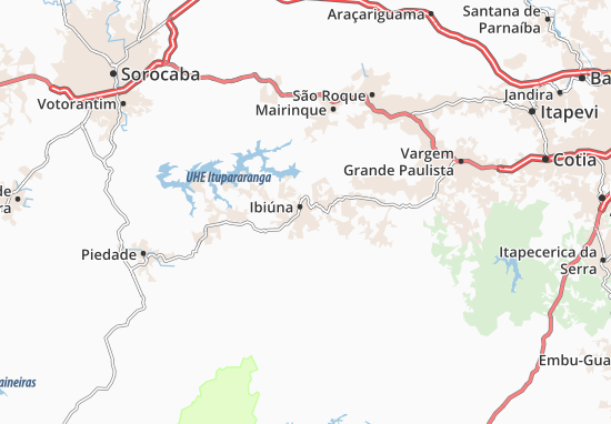 Ibiúna Map