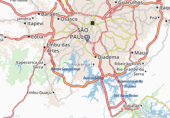Pedreira Map
