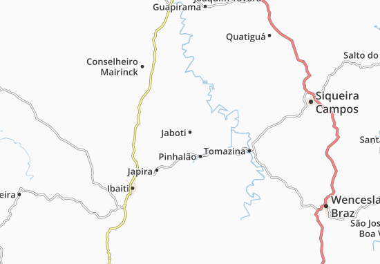 Mapa Jaboti
