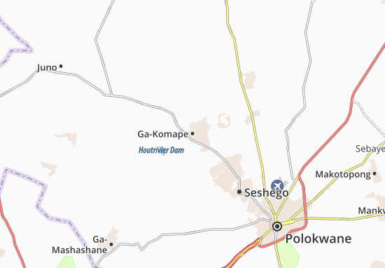 Mapa Ga-Komape
