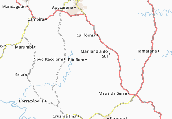 Mapa Rio Bom