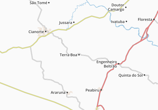 Karte Stadtplan Terra Boa