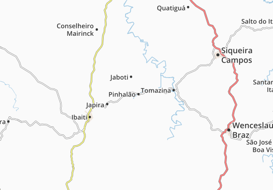 Pinhalão Map