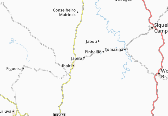 Kaart Plattegrond Japira