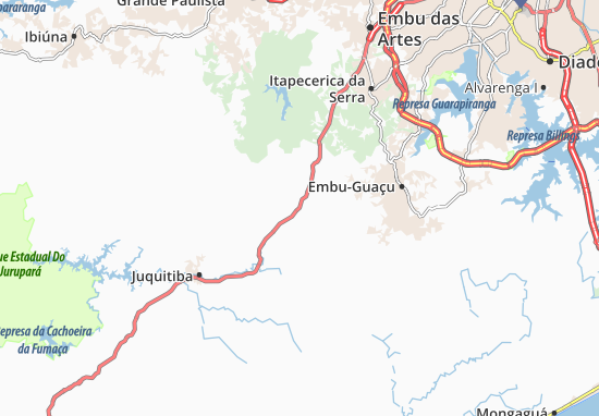 Mapa São Lourenço da Serra